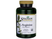 Swanson L Arginine 500 mg 200 Caps