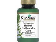 Swanson Full Spectrum Herbal Gallbladder Care 60 Caps