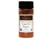 Swanson 100% Certified Organic Ground Cayenne Pe 1.5 oz 42.5 grams Pwdr