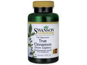 Swanson Full Spectrum True Cinnamon 600 mg 90 Caps