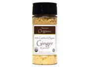 Swanson 100% Certified Organic Ginger Ground 1.6 oz 45.4 grams Pwdr