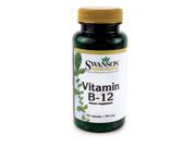 Swanson Vitamin B 12 Cyanocobalamin 500 mcg 250 Caps
