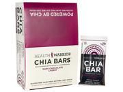 Health Warrior Chia Bars Dark Chocolate Cherry 15 0.88 oz Bar S