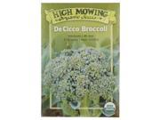 High Mowing Organic Seeds De Cicco Broccoli 1 Pkts