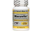 Nature s Blend Macuvite with Lutein 60 Tabs
