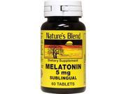 Nature s Blend Melatonin 5 mg 60 Tabs