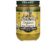 Once Again Organic Sunflower Seed Butter Sugar Sa 16 oz Jar