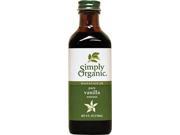 Simply Organic Pure Vanilla Extract 4 fl oz Liquid