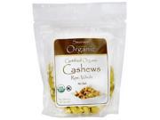 Swanson Certified Organic Cashews Raw Whole No 8 oz 227 grams Pkg