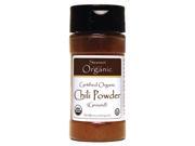 Swanson Certified Organic Chili Powder Ground 1.9 oz 53.9 grams Pwdr
