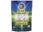 Earth Circle Organics Raw Organic Spirulina Powder 4 oz 113 grams Pkg