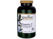 Swanson Vitamin C with Rose Hips 1 000 mg 250 Caps