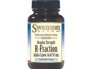 Swanson Regular Strength R Fraction Alpha Lipoic 50 mg 60 Caps