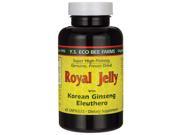 Royal Jelly 200 mg Ginseng Siberian 200mg Korean 100mg YS Eco Bee Farms 65 Capsule