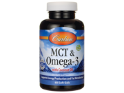Carlson Mct Omega 3 with Coconut Oil 60 Sgels