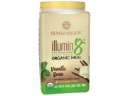Sunwarrior illumin8 Organic Meal Vanilla Bean 35.2 oz 1 kilogram Pwdr