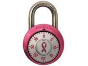 Master Lock Company 1530DPNK X Treme Combination Padlock Pink Ribbon 1.86in Pink