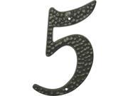 Hy Ko Products Co Dc3 5 3 1 2 Inch Bl 5 House Number