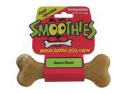 Westminster Pet 77806 Peanut Butter Smoothies Chew Bone MED BACON CHEW BONE