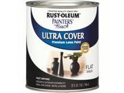 Rustoleum 1 Quart Flat Black Painters Touch Multi Purpose Paint 1976 502