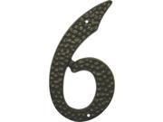 Hy Ko Products Co Dc3 6 3 1 2 Inch Bl 6 House Number