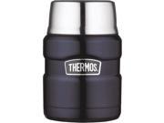 Thermos Stainless King Vacuum Insulated Food Jar 16 oz. Stainless Steel Midn