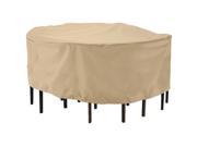 Classic Accessories 58222 Patio Table and Chair Set Cover Large Round