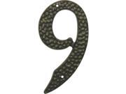 Hy Ko Products Co Dc3 9 3 1 2 Inch Bl 9 House Number