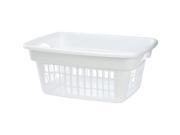 Rubbermaid White Laundry Basket