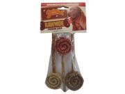 Westminster Pet 03176 Munchy Rawhide Chew Toy 3PK LOLLIPOPS CHEW TOY