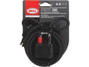 Bell Sports 7015774 Coiling Cable Bicycle Lock 6 KEY N GO CABLE LOCK