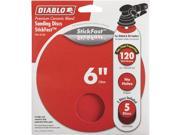 Diablo DCD060120P05G Random Orbital Sanding Disc with StickFast Backing 120 Grit