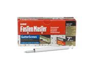 Fastenmaster FMGUT007 25W 7 Inch Gutter Screws White 25 Pack
