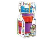 Snackeez Drink And Snack Holder 16 Oz Assorted Colors