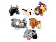 Pillow Pets Pee Wees Plush Stuffed Animal Toy Petting Zoo Super Set Bundle 6
