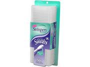 Swisspers Antimicrobial Cotton Swabs Paper Stick 500 Count