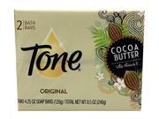 Tone Soap Bath Cream 2 Bars Cocoa Butter