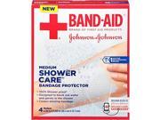 Band Aid Shower Care Bandage Protector Medium 4 Count