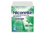 Nicorette Lozenges Nicotine Mint Stop Smoking Aid 2 mg 144 Count