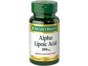 Nature s Bounty Alpha Lipoic Acid Super 200 mg 30 Capsules