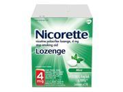 Nicorette Lozenges Nicotine Mint Stop Smoking Aid 4 mg 144 Count