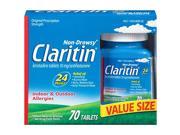 Claritin 24 Hour Non Drowsy Allergy Tablet 70 Count