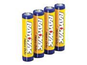 RAYOVAC 3AAA 4F Heavy Duty Zinc Carbon Batteries AAA; 4 pk