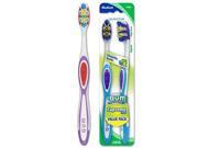Sunstar 1502R GUM Supreme Max Toothbrush Full Medium Rubber Bristle Value Pack
