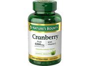 Nature s Bounty Cranberry with Vitamin C 4200 mg 250 Softgels