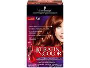 Schwarzkopf Keratin Hair Color Warm Mahogany 5.6 2.03 Ounce