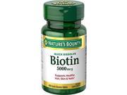 Nature s Bounty Biotin 5000 mcg 60 Quick Dissolve Tablets