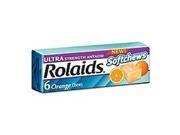 Rolaids Softchews Antacid Orange 12x6ct