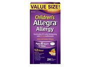 Allegra Children s Allergy 12 Hour Orally Disintegrating Tablets Orange Cream Flavor 24 Count