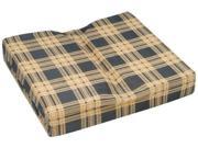 Standard Wheelchair Cushion Country Plaid Size Small 2 inch